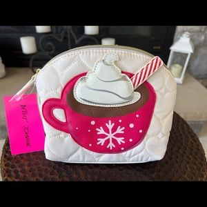 Betsey Johnson Kitsch Cosmetic Bag NWT